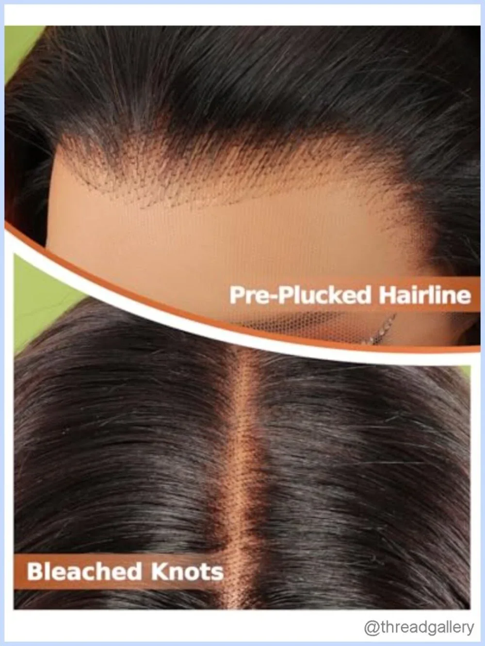 13x6 HD Lace Front Wig, 250% Density Human Hair, Pre-Plucked Bleached Knots,